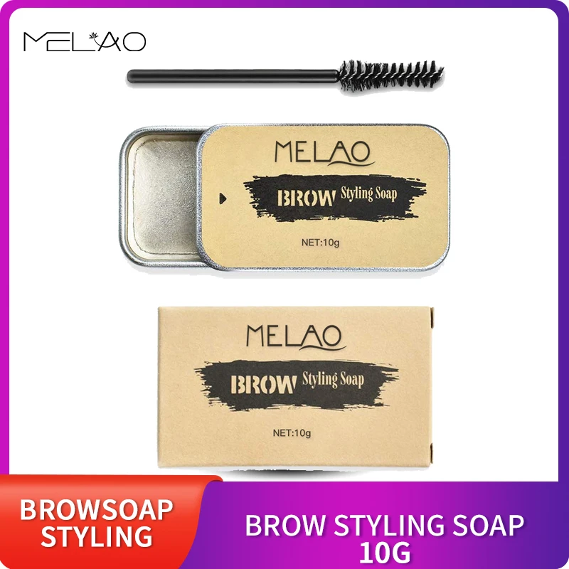 MEALO Mascara Long Lasting Waterproof Eyebrow Cils Soap Styling Brow Gel Soap Smudge Proof Eyebrow Styling Pomade Natural Brows