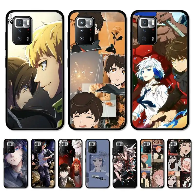 

MINISO T-Tower of GodS Phone Case for Redmi 5 6 7 8 9 A 5plus K20 4X S2 GO 6 K30 pro