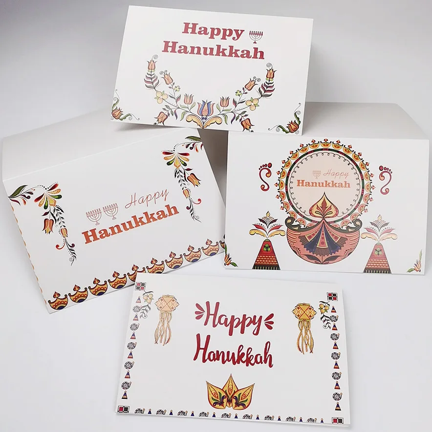 Поздравительные открытки Хануки сделай сам фестиваль рождения вечерние подарки