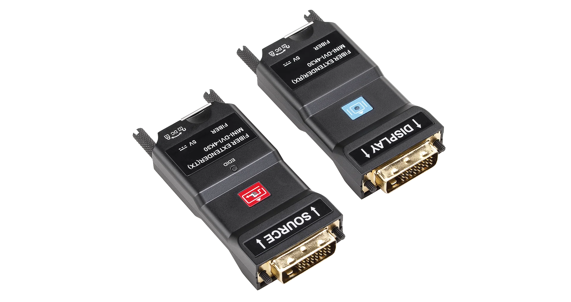 Фото 4K * 2K * 30Hz MINI DVI-волоконный преобразователь, одномодовый LC волоконный разъем №4