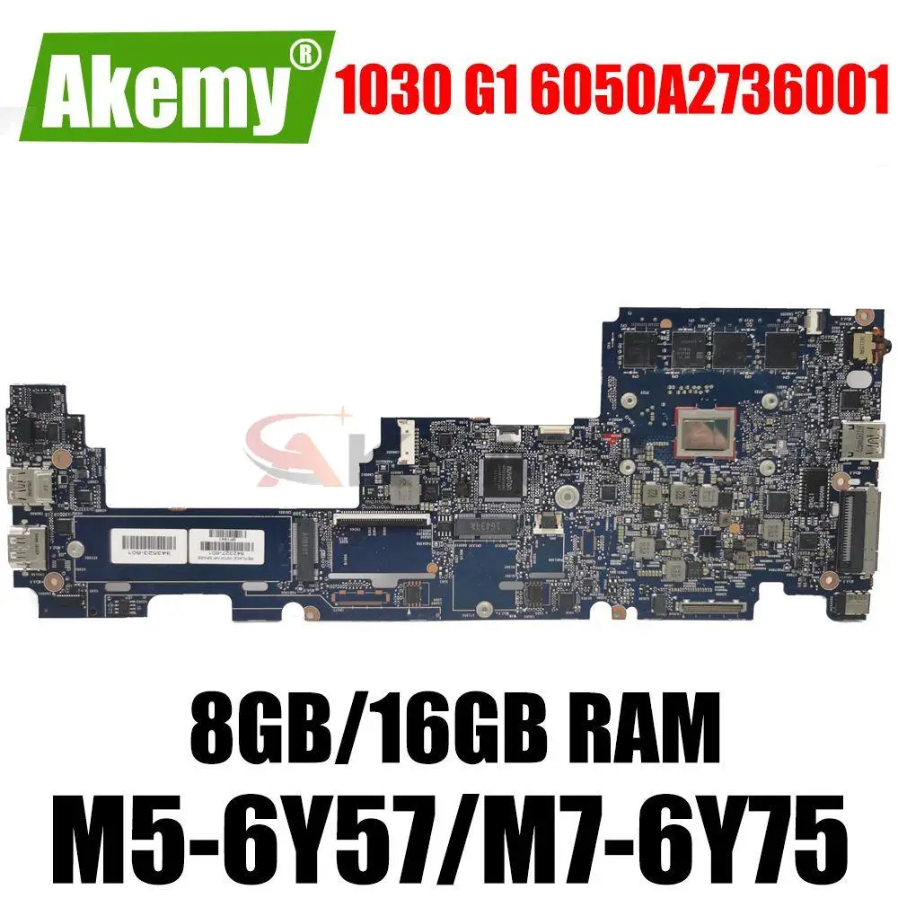 

Материнская плата для ноутбука HP EliteBook 1030 G1, материнская плата, Core M5-6Y57 8 Гб 16 Гб RAM DDR3 6050A2736001, материнская плата