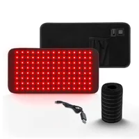 Portable LED Red Light Therapy Pad Near Infrared Light Photontherapy Slim Belt 650NM 850NM Device for Full Body Pain Relief