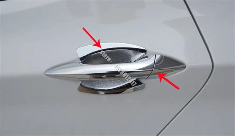 

Car accessories ABS Chrome Door Handle Bowl Door handle Protective covering Cover Trim for Hyundai Elantra 2011-2016 Car styling