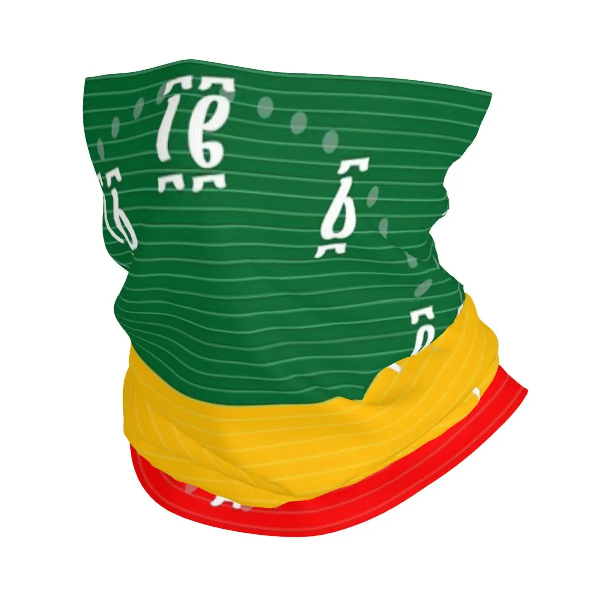 

Ethiopian Flag Bandana Mask Scarf Buffs Neck Warmer Cycling Motorcycle Scarf Outdoor Sports Seamless Bandanas