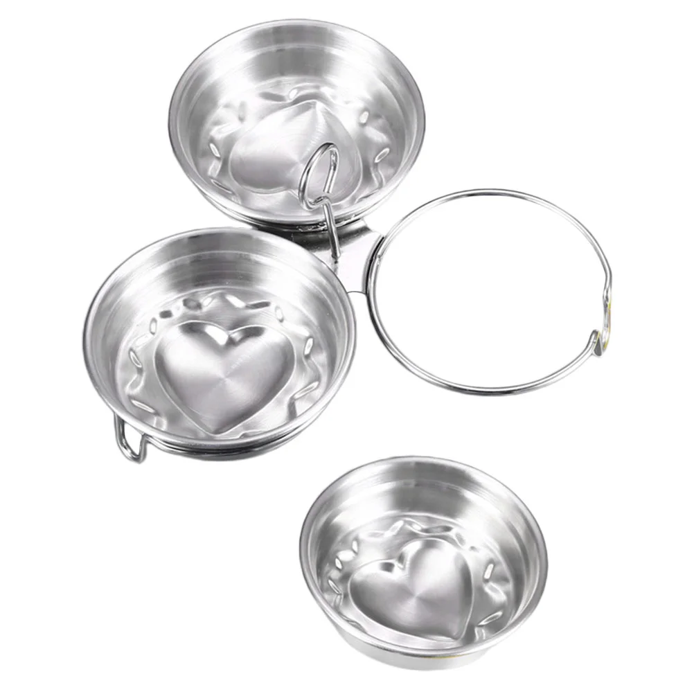 

Microwave Egg Cooker Fried Eggs Household Custard Mold Steamed Bowl Tool Dining Tableware Stainless Steel Practical Storage Man