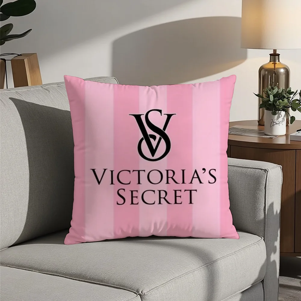 V-Vict-oRiaS S-Secr-eteS Luxury Pillow Case Plush Fabric Soft Pillowcase Double Sided Print Cushion Cover Household Gifts