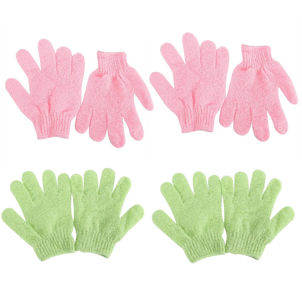 

Gloves Body Shower Exfoliating Bath Scrub Exfoliator Glove Mitt Scrubber Loofah Spa Skin Pad Brush Bathing Mitts Towel