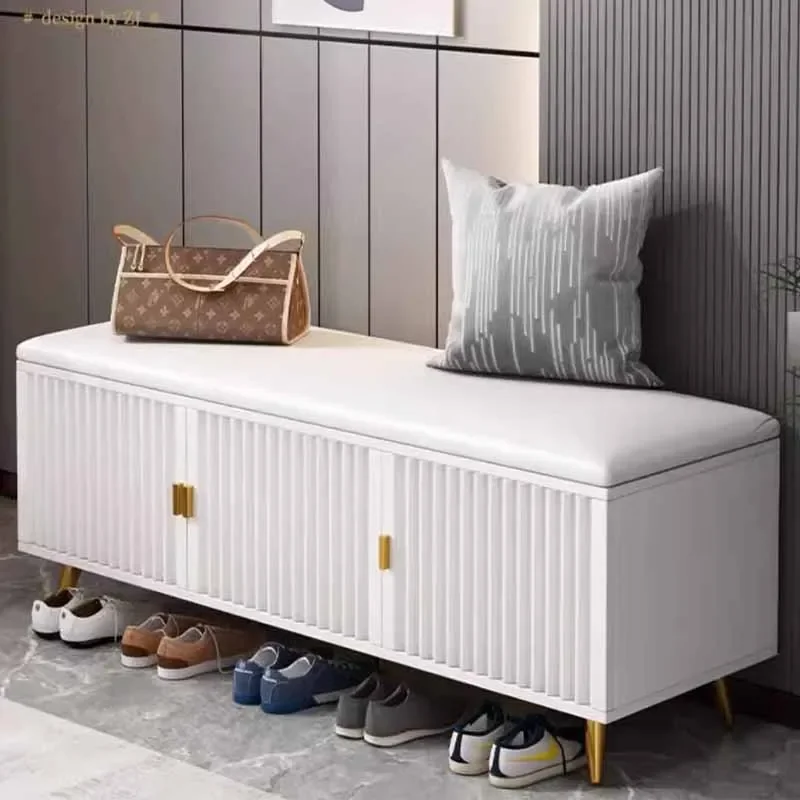 

Waterproof Living Room Shoe Cabinets Simple Small Dust Proof Shelf Shoe Rack Modern Bench Hall Meuble A Chaussure Home Furniture
