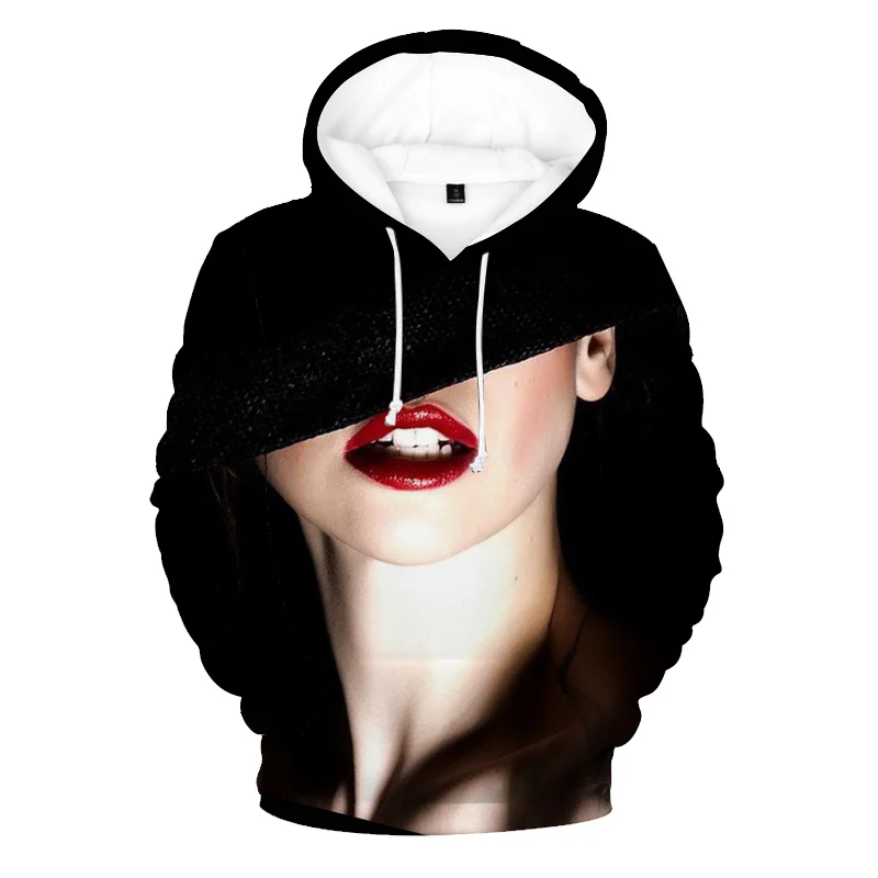 

Beauty 3D Print Hoodie Classic Harajuku Hoodie Casual Loose Sweatshirt Personality Daily Jacket Street Coat