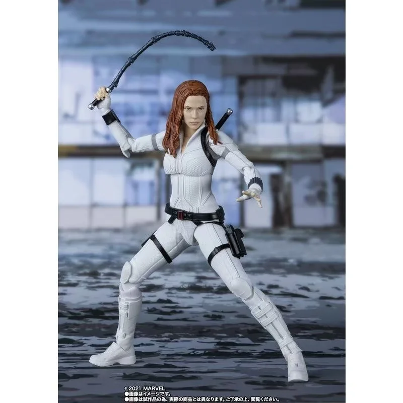 100% оригинальные фигурки Bandai Sh Figuarts Shf Black Widow коллекция игрушек в режиме ПВХ