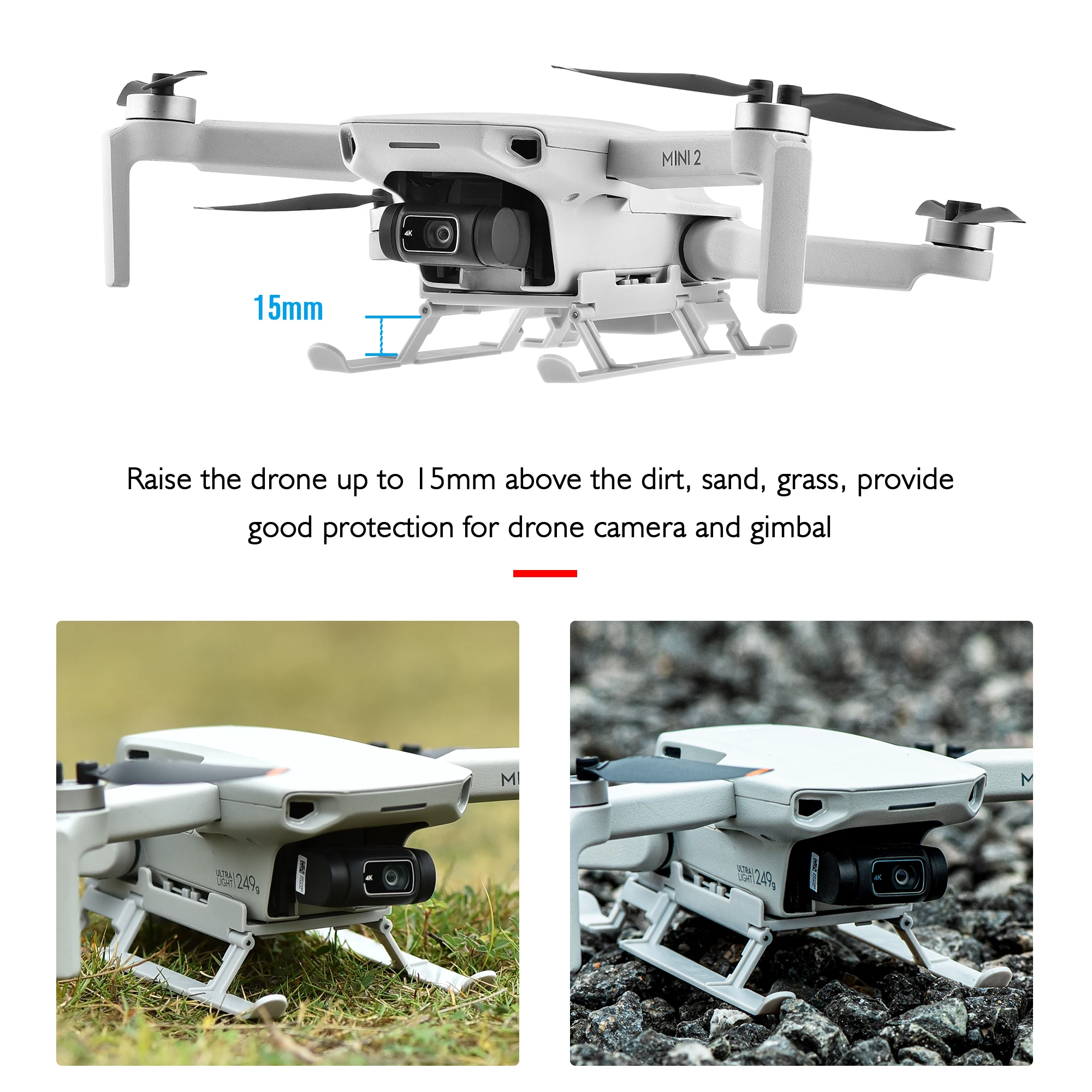 Шасси STARTRC Mini 2 светодиодные складные для Дронов DJI Mavic Mini/ se | Электроника