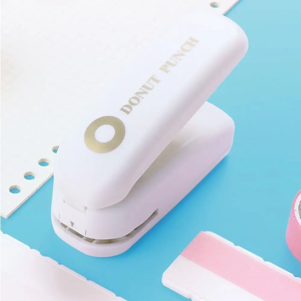 

Scrapbooking Self-made Holes Embossing Tool DIY Paper Puncher Doughnut Ring Puncher School Office Supplies Punching Supplies