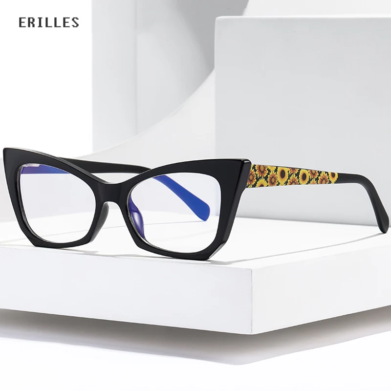 

Новинка 2022, очки карамельных цветов, оправа для очков кошачий глаз TR90, женские компьютерные очки с защитой от сисветильник, женские очки с ве...