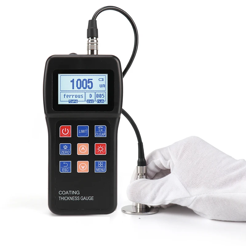

JIMTEC JITAI6103 In Stock Digital Electronic Dry Film Coating Thickness Gauge Car Paint Coating Thickness Gauge