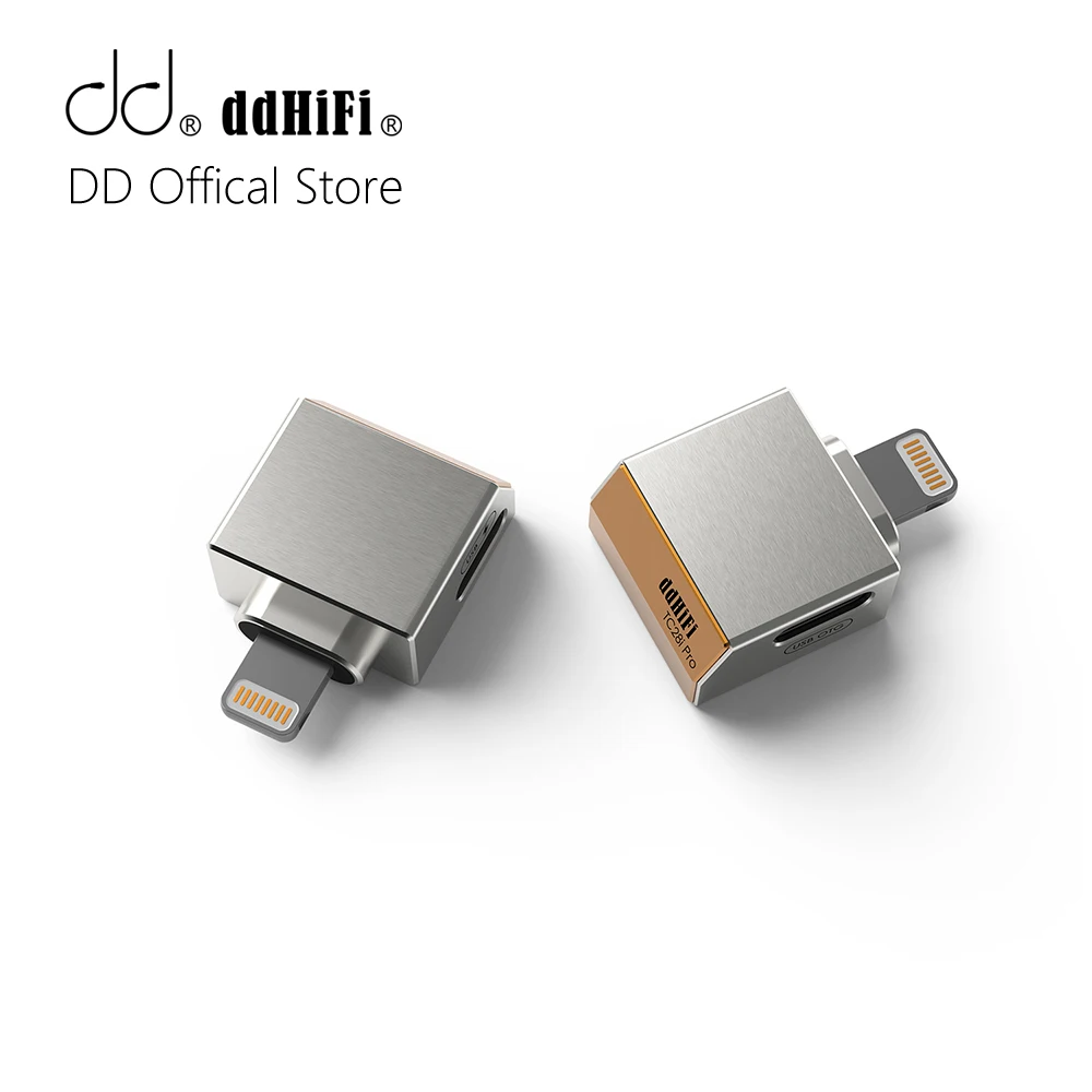 DD ddHiFi TC28i Pro Light-ning Male to Female USB OTG and Power Adapter for iOS devices