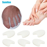 6pcs silicone toe separator hallux valgus bunion corrector corns blisters pain relief toes protect orthotics foot care pedicure