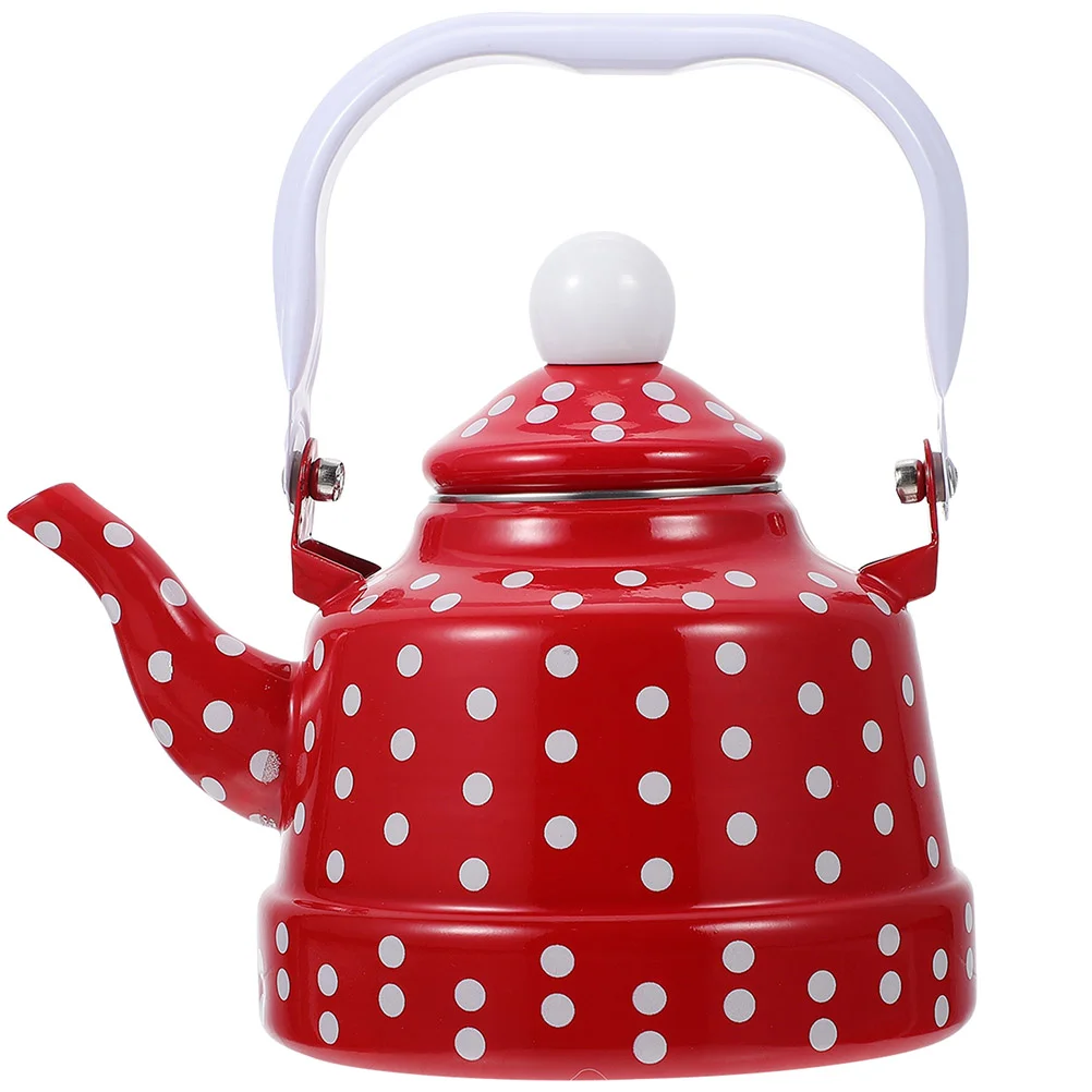 

Kettle Tea Teapot Coffee Pot Teakettle Water Enamel Stovetop Whistling Kitchen Fruit Warmerthermal Retro Induction
