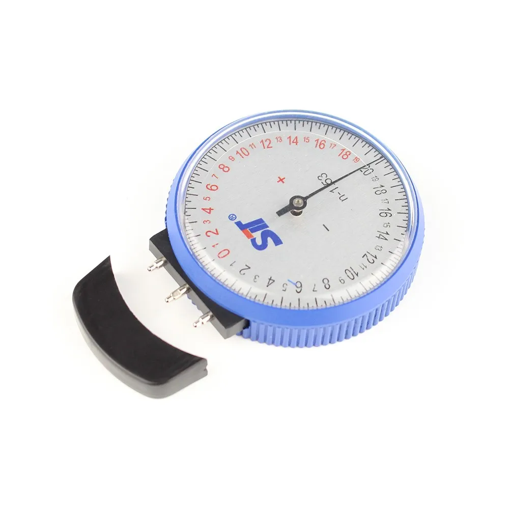 

Часы с объективом Манометр объектива Радианный аппарат Калибр кривой оптической линзы Для индекса объектива 1,53