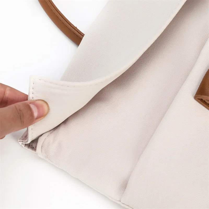 Men and Women's Fashion Commuter Handbag Lightweight Plush Lining Laptop Bag Waterproof and Wearable File Organizer For Business