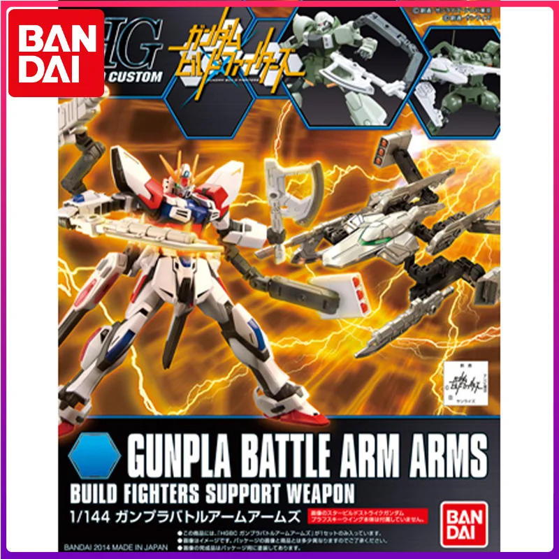 

Bandai Original Gundam Model Kit Anime Figure HGBC 1/144 GUNPLA BATTLE ARM ARMS Action Figures Collectible Toys Gifts for Kids