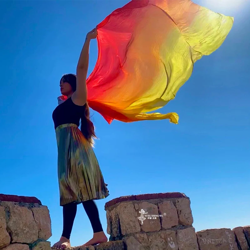 Bellydance индивидуальные аксессуары для танца живота искусственная шелковая Фата