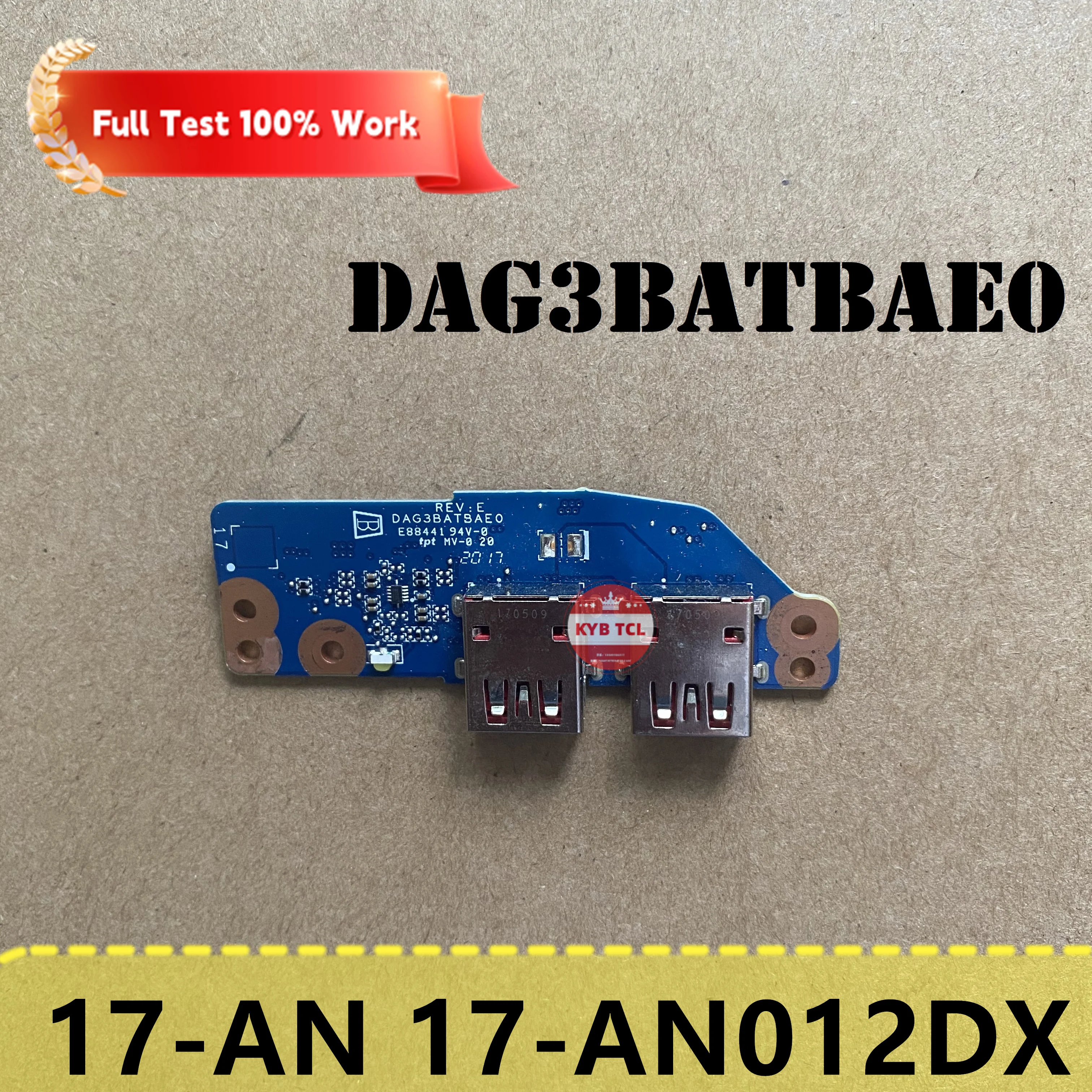 USB-плата или кабель 931589 -001 Ноутбук DAG3BATBAE0 для ноутбука HP OMEN 17-AN 17-AN012DX