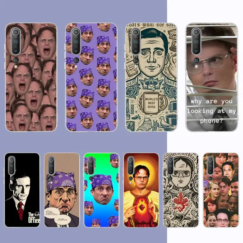 

Michael Scott The Office Funny Humor TV Phone Case for Samsung S21 A10 for Redmi Note 7 9 for Huawei P30Pro Honor 8X 10i cover