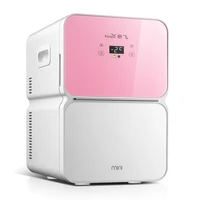 22l mini refrigerator small student dormitory bedroom rental room dual use in car and home car refrigeration single