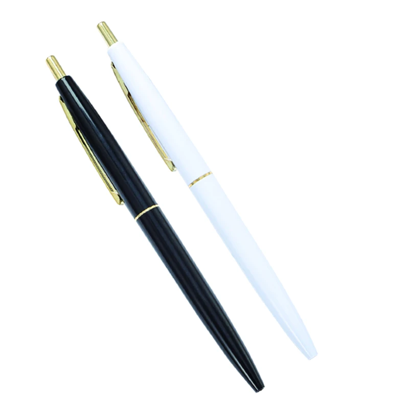 

Черно-белые шариковые ручки с гравировкой