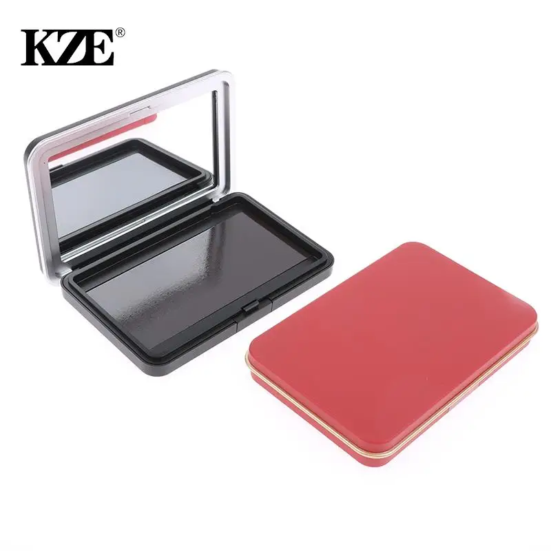 1pcs Matte Black Empty Magnetic Cosmetics Palette Eyeshadow Blusher DIY Makeup Box Glitter Makeup Dispensing Box