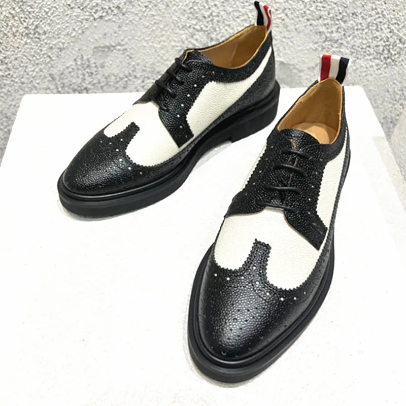 Unisex women's single shoes 2023 autumn and winter new bow loafers retro British style color matching casual leather shoes