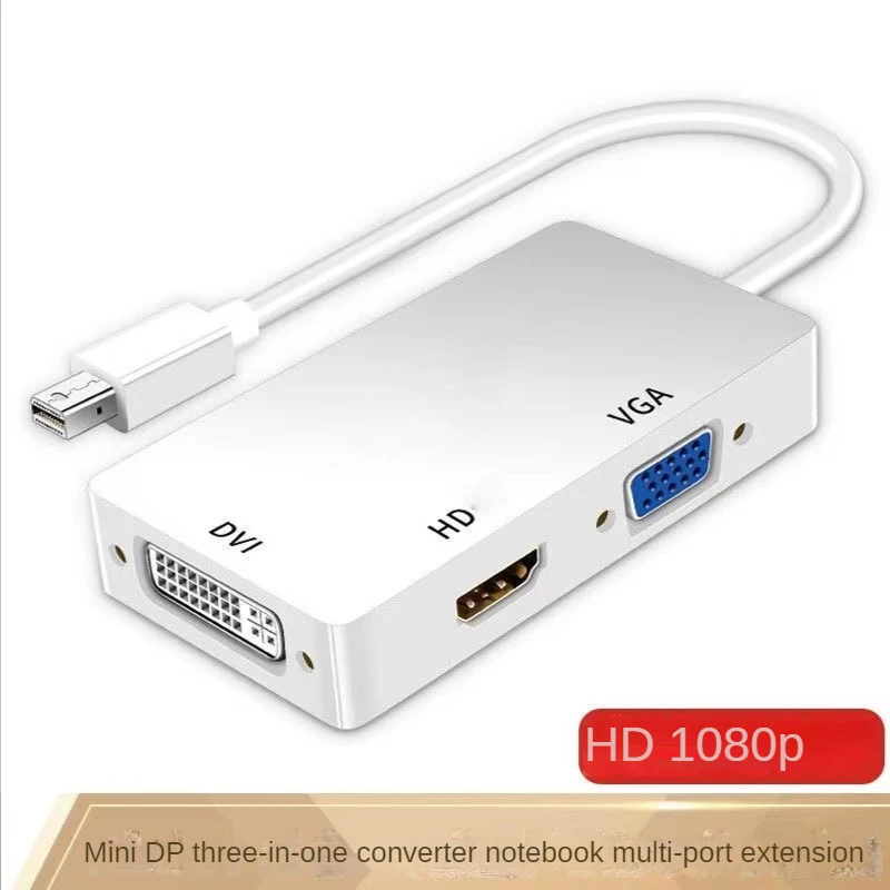 

3 In 1 Mini DP DisplayPort To HDMI-compatible VGA DVI Cable Adapter Mini DP Cable Converter for MacBook Pro Air Mini DisplayPort