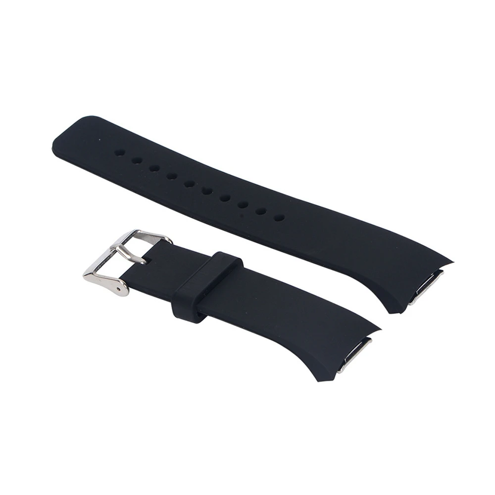 

Watch Strap for Samsung Gear S2 RM-720 Soft Silicone Wristbands for Samsung Gear S2 SM-R720 Replacement Strap Black