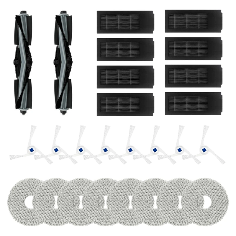 

Roller Main Side Brush Mop HEPA Filter Dust Bag For Ecovacs Deebot X2 Omni / X2 / X2 Pro / DEX86 Spare Parts Accessories
