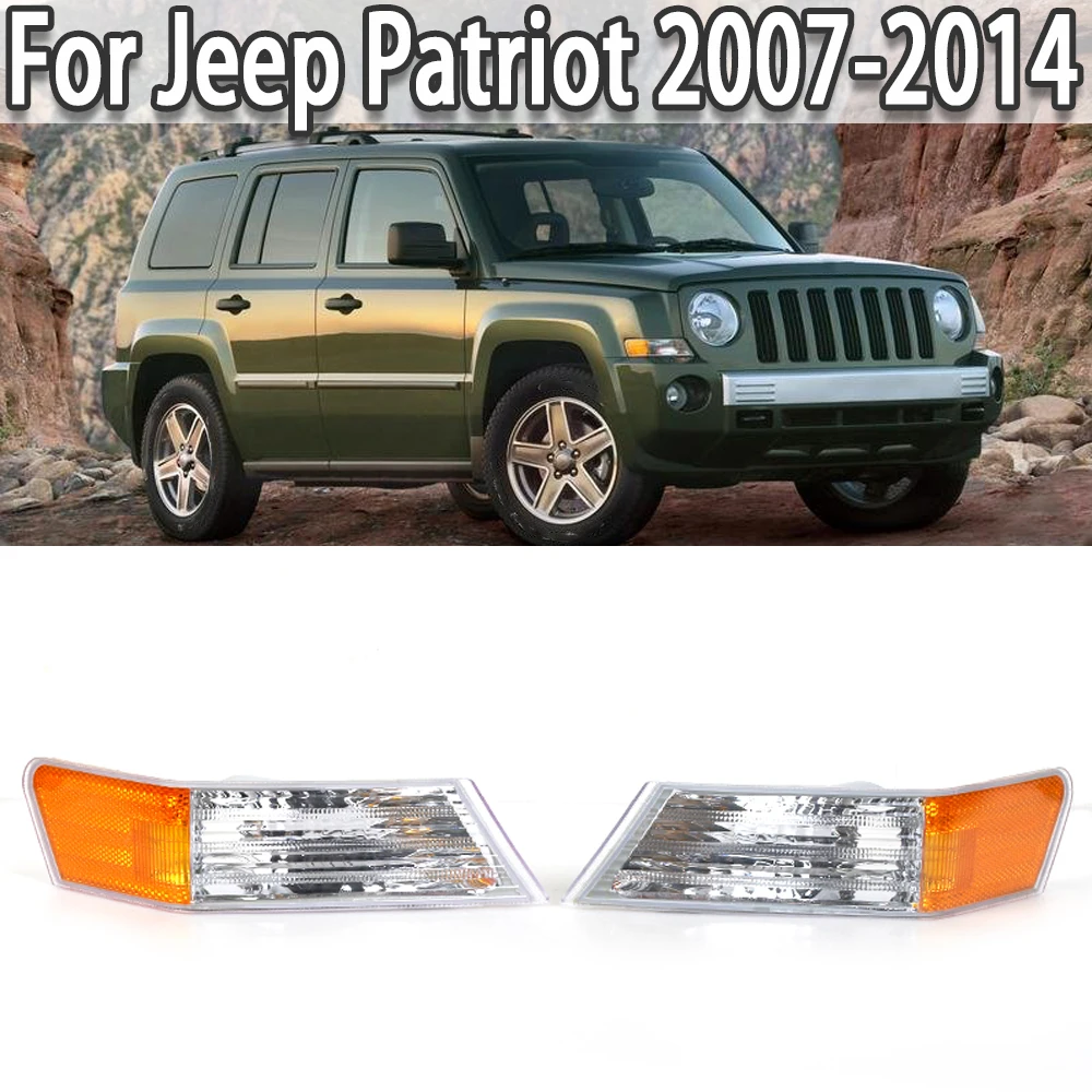 

New Front Turn Signal Light Corner Lamp No Bulb For Jeep Patriot 2007-2014 68004181AB 68004180AB