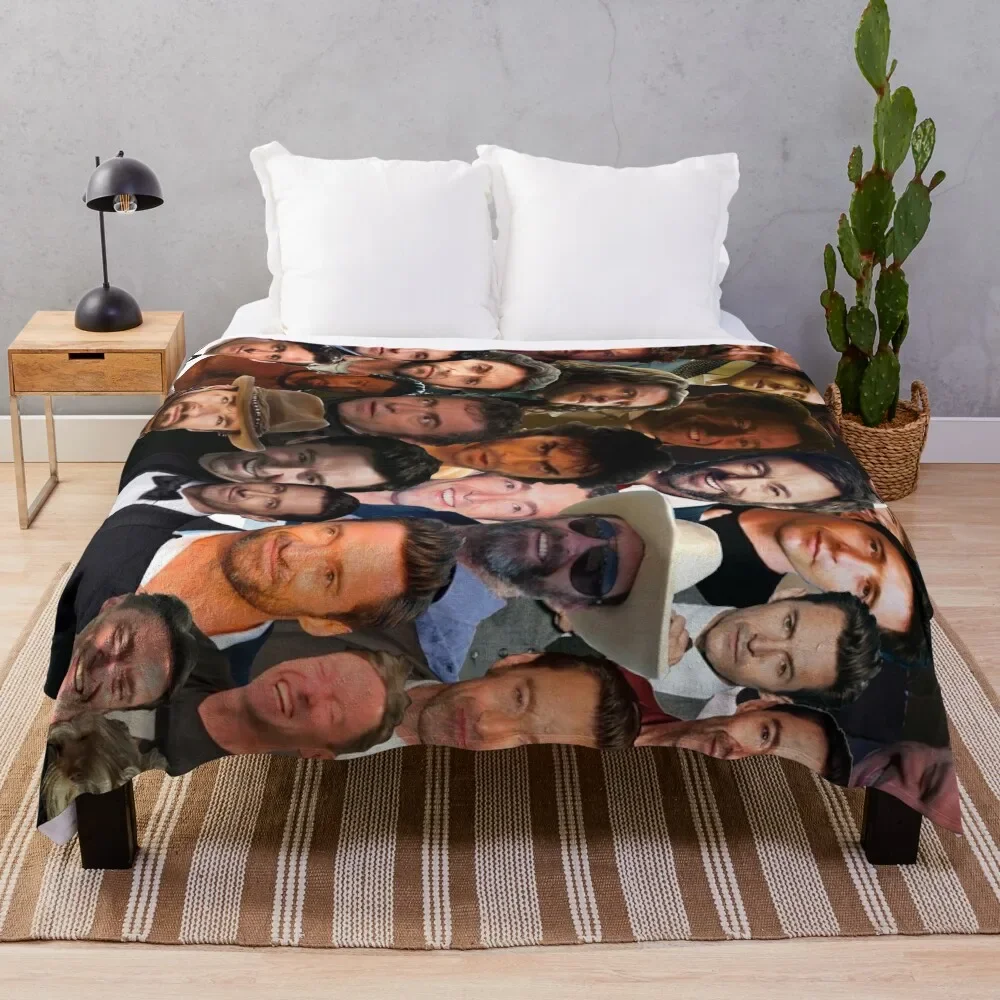 Хью Джекман фотоколлаж 2 пледы спальный мешок диваны украшения красивые одеяла