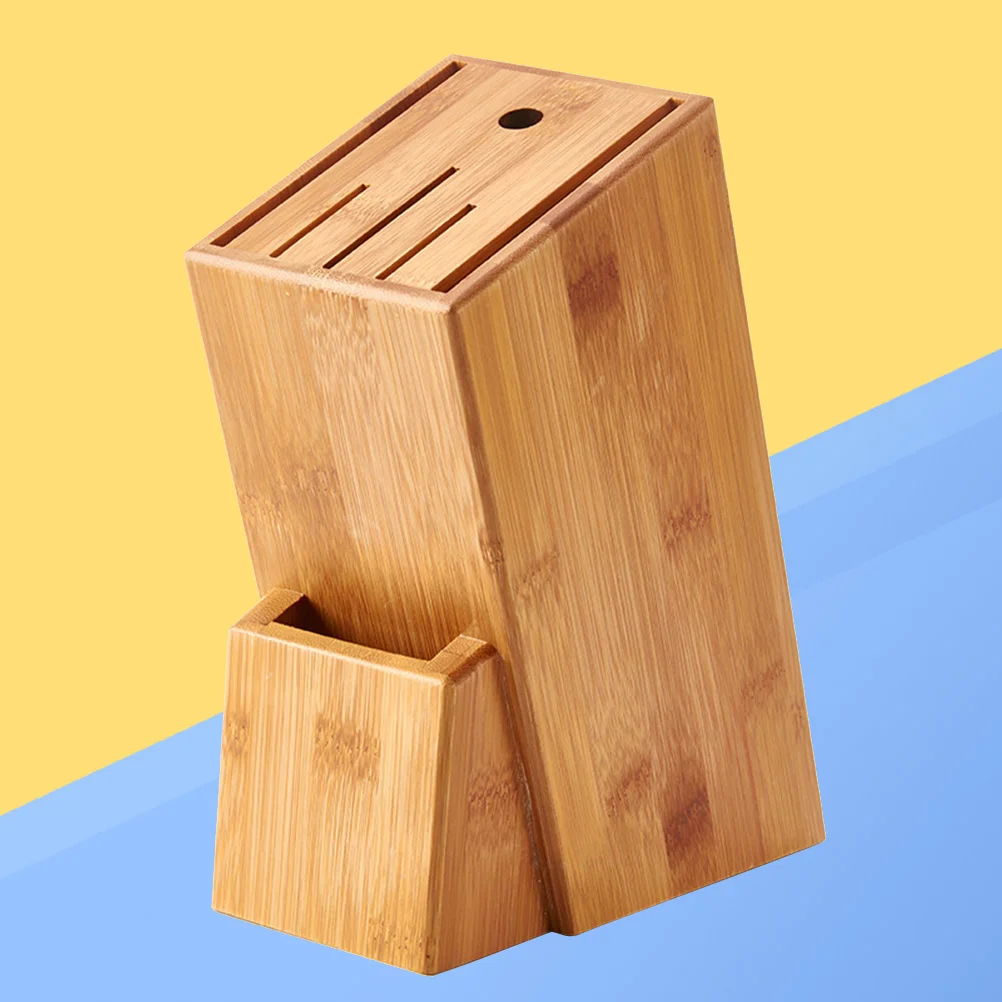 

1PC Cutlery Display Stand Kitchen Set Butcher Block Countertop Wooden Utensils Organizer Kitchen Accessories