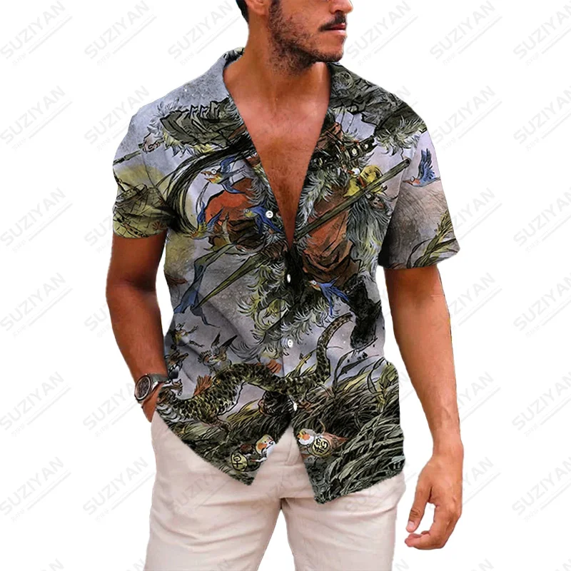

England Hawaiian Japanese Summer 2022 Designer Hot-Selling Vintage Urban Style 1 Short-Sleeved Online Hot Sale Fashionable
