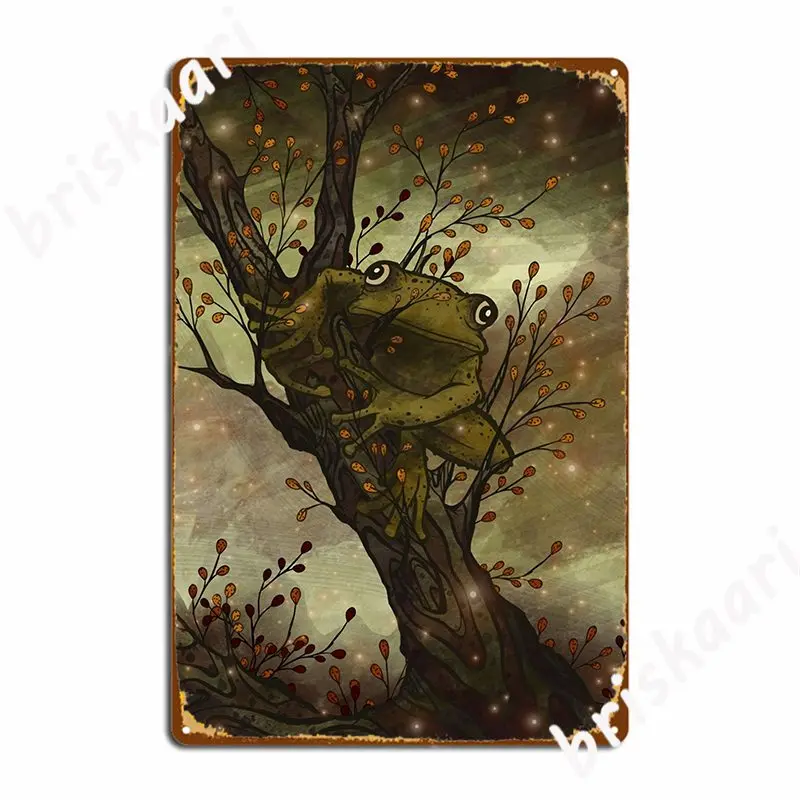 

Металлический знак лягушки Светлячок кинотеатр Кухня Бар пещера живопись Декор винтажный жестяной знак плакат
