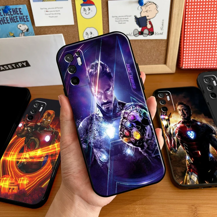 

Iron Man Marvel Avengers For Xiaomi Redmi Note 10 9 8 10S 10T 9S 9T 8T Pro 5G Redmi 10 9 9T 9A 9C 8 8A Phone Case TPU Carcasa