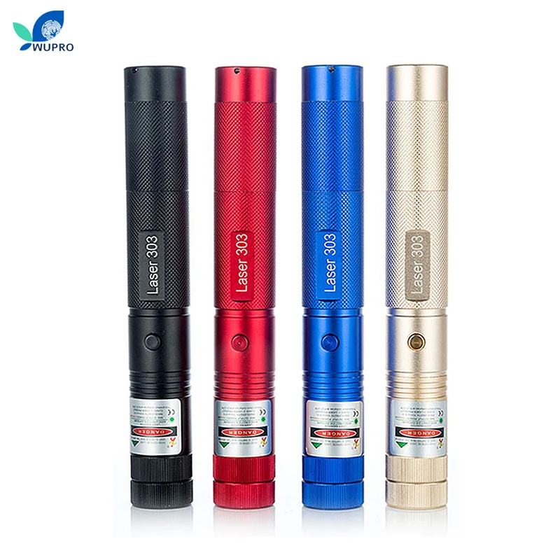 

[Pen box]Wupro laser pointer 303 High Quality powerful Flashlight green blue red light cat pet play charger laser pen pointer