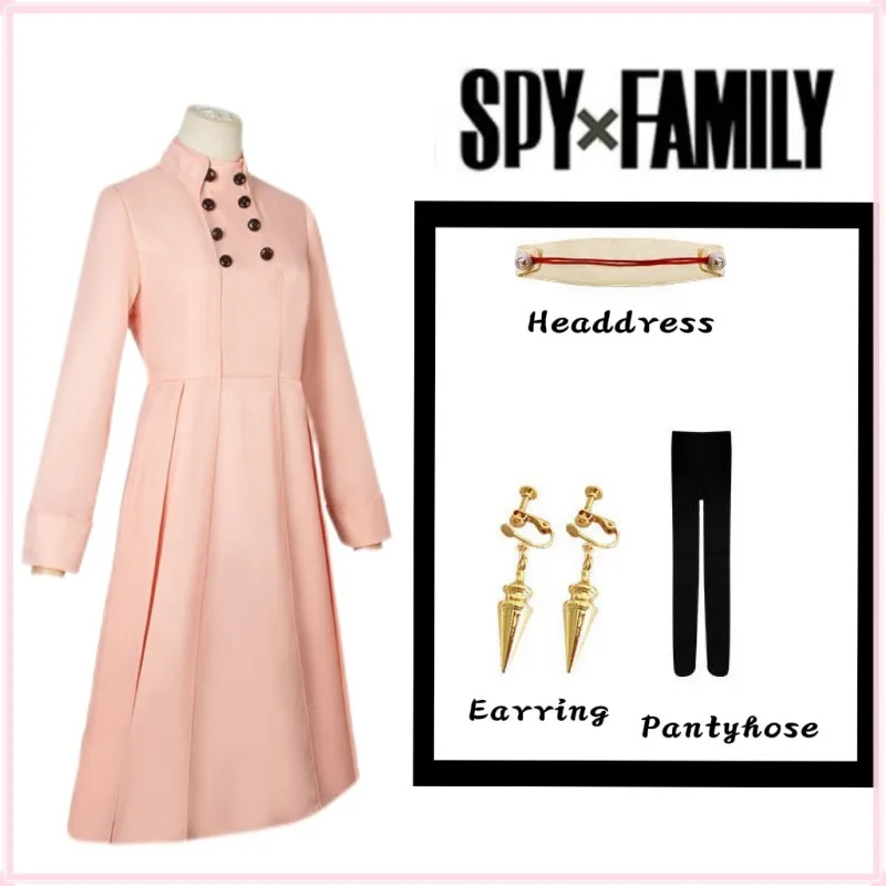 Япония Anmie Spy X Family Forger Косплей Йор Костюм Шипа Принцесса Розовое Платье Костюм Наряд Пальто Женская Одежда Для Хэллоуина (art.: 3920d2fb3bf84) - 3920d2fb3bf84