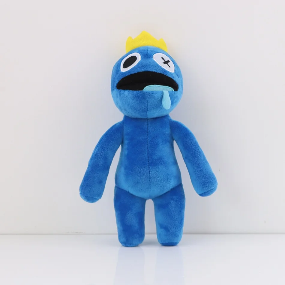 

30cm Rainbow Friends Cartoon Game Character Doll Kawaii Blue Monster Soft Stuffed Animal for Christmas Gift Plush Doll
