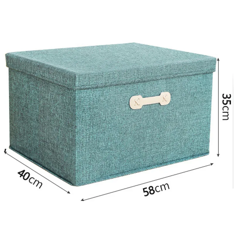 

58x40x35CM 1-4Pcs Oversized storage box toy book file storage box home clothing underwear sundries storage box