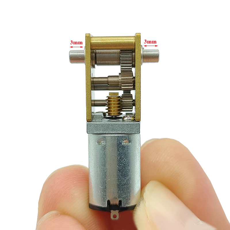 Мини N20 двухвальный редукторный двигатель постоянного тока 3 в 7 5 В 780 об/мин