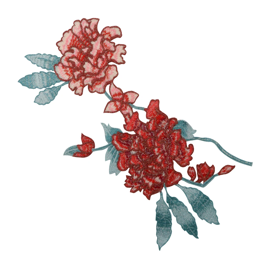 Отделка пионов пришивная Цветочная аппликация для мотиков аксессуары украшения