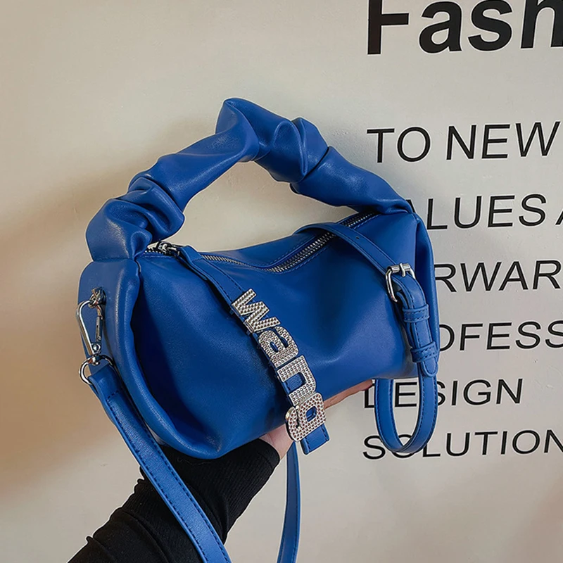 

Модная сумка-тоут карамельного цвета для женщин, брендовая сумка через плечо, кошельки и сумки, дизайнерская сумка через плечо, складная сум...