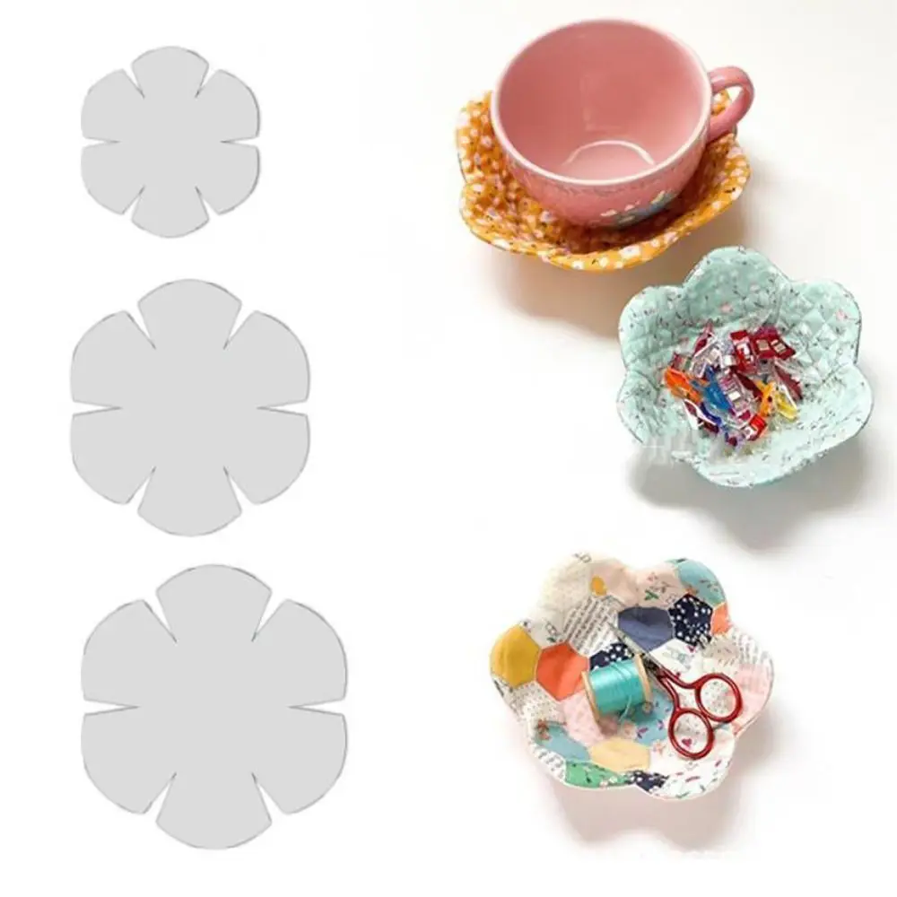 

Accessories Quilting Template Sewing Supplies DIY Craft Template Ruler Sewing Ruler Bowl Wrap Template Patchwork