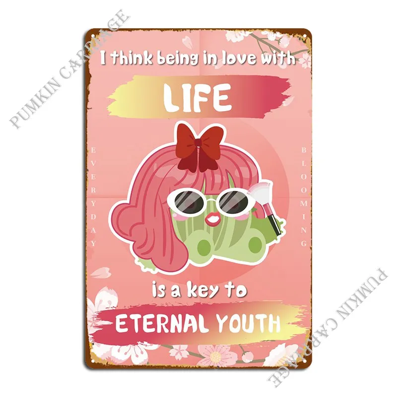 

Be In Love With Life Metal Sign Party Vintage Create Classic Tin Sign Poster