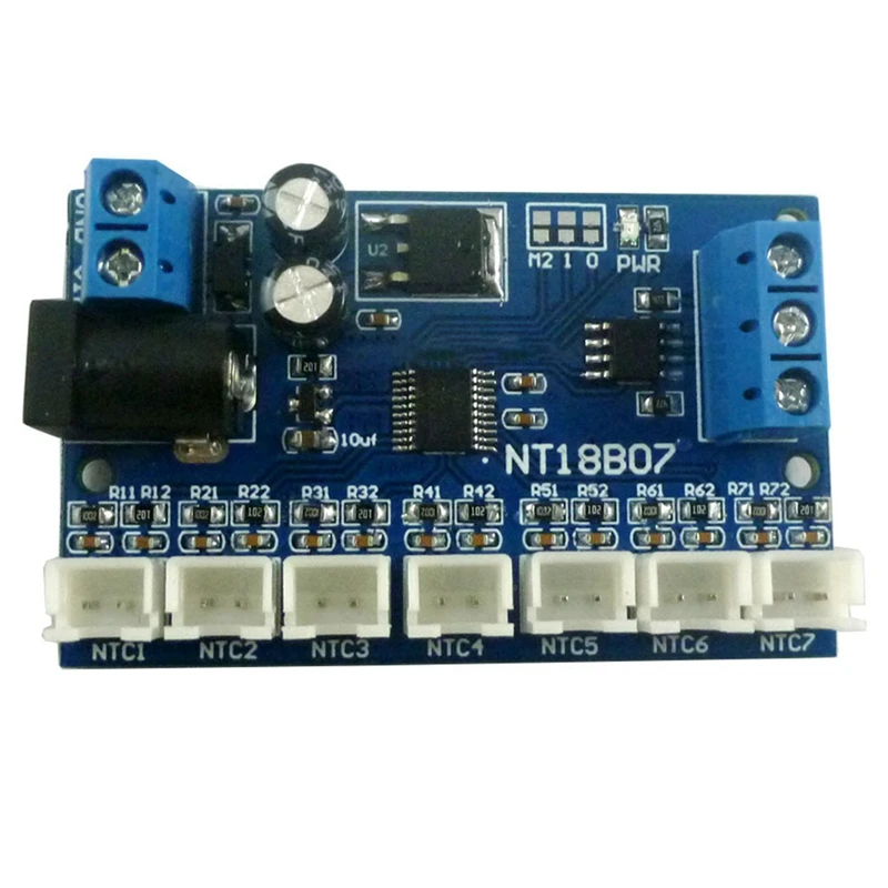 

3X 7 Channel RS485 NTC Temperature Sensor Measurement MODBUS RTU Paperless Recorder PLC NT18B07